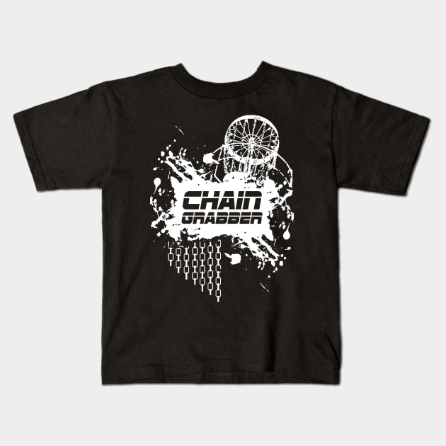 Disc Golf - Chain Grabber Kids T-Shirt by TriHarder12